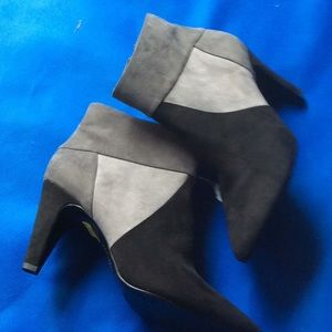 Ankle boot black & gray